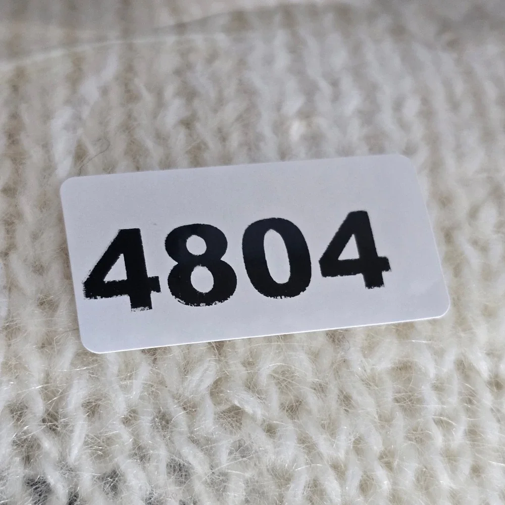 Vintage Jacqueline‎ Ferrar Sweater Women's Large Ivory Mohair Blend Turtleneck